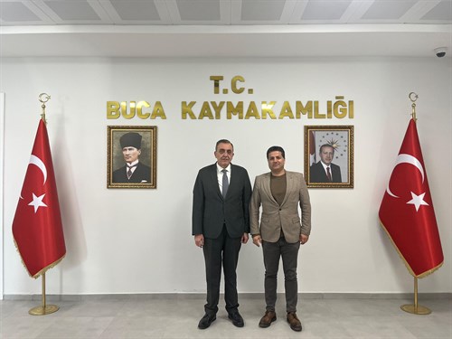 Kaymakamımız Sn. Mahmut Nedim TUNÇER, İş İnsanı Hasan ALTEKİN’in ziyaretini makamında kabul etti.