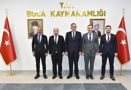 Kaymakamımız Sayın Mahmut Nedim TUNÇER, Buca Ülkü Ocakları İlçe Bşk. Mert GELGİ ile İzmir Ülkü Ocakları İl Bşk Yrd. Harun SÜMEN ve..